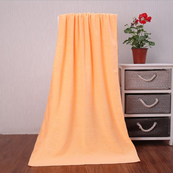 Badlakan Absorberande Snabbtorkande Super Large Badlakan Mjuk T Light pink