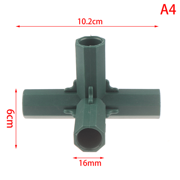 16MM PVC Fitting Stall Support Heavy Duty växthusram Bui A4