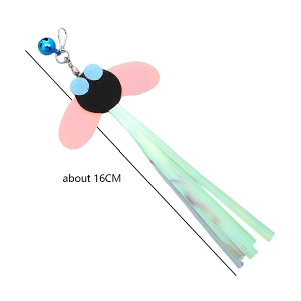 Cat Stick Replacement Head paljetter Feather Wand Teaser Cat Fuzz 13