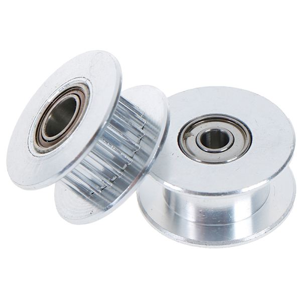 GT2 Mellanhjulslager 16T 20T 3/5 mm hål F 6 mm Rem R A1-16T W:6MM ID:3mm Smooth