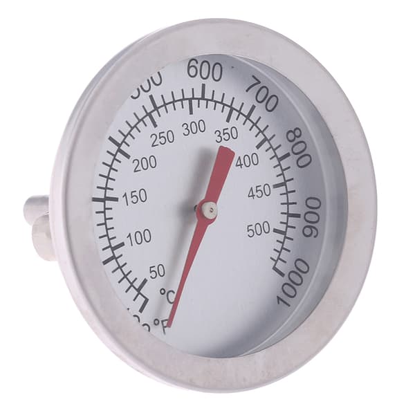 Rostfritt stål BBQ Smoker Pit Grill Bimetall termometer Tem