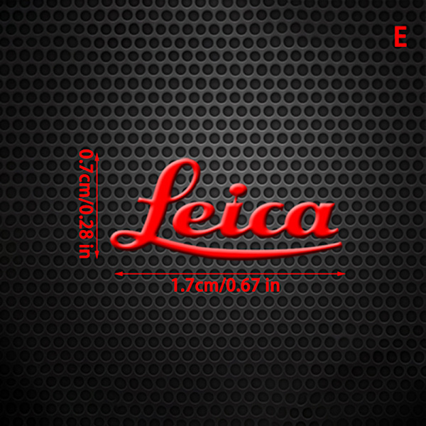 Leica Metal Stickers Logo Mobiltelefon Stickers Kameradekaler E