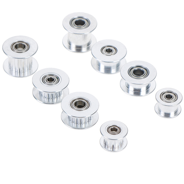 GT2 Mellanhjulslager 16T 20T 3/5 mm hål F 6 mm Rem R A1-16T W:6MM ID:3mm Smooth