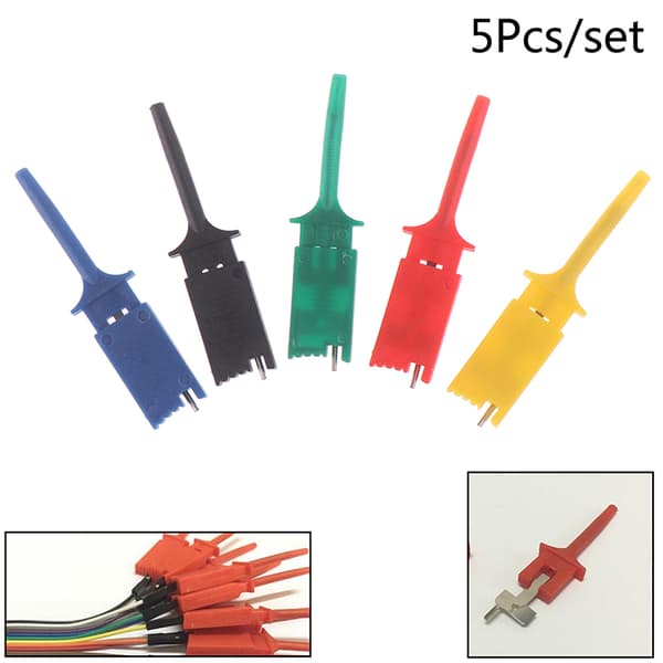 5 st/ set Mätare Testare Kablar Test Sond Krok För SMD IC Test Cil