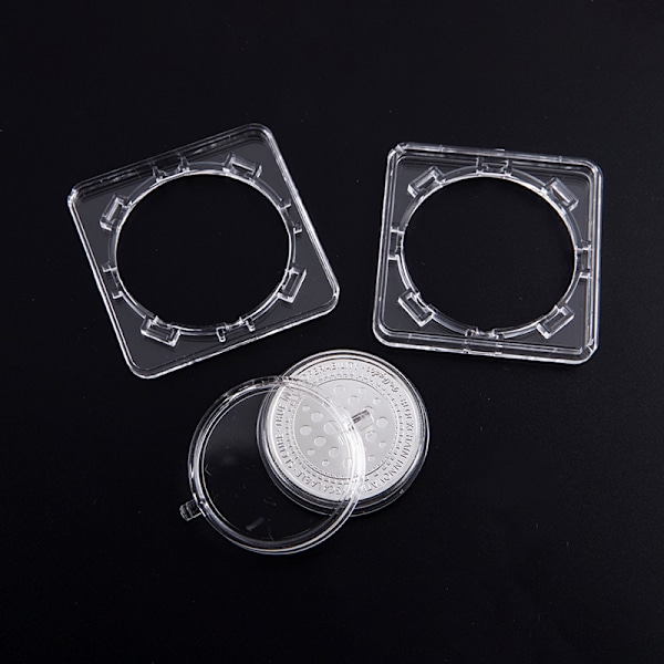 4cm Akryl Mynt Display Case Transparent Box Jubileums Med A3