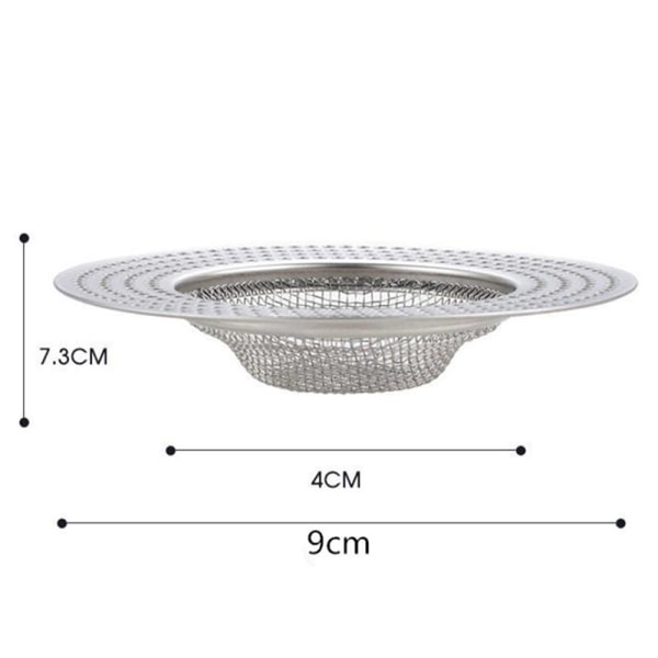 Hair Catcher Stopper Badkar Dusch Avloppshål Filter Trap Wire