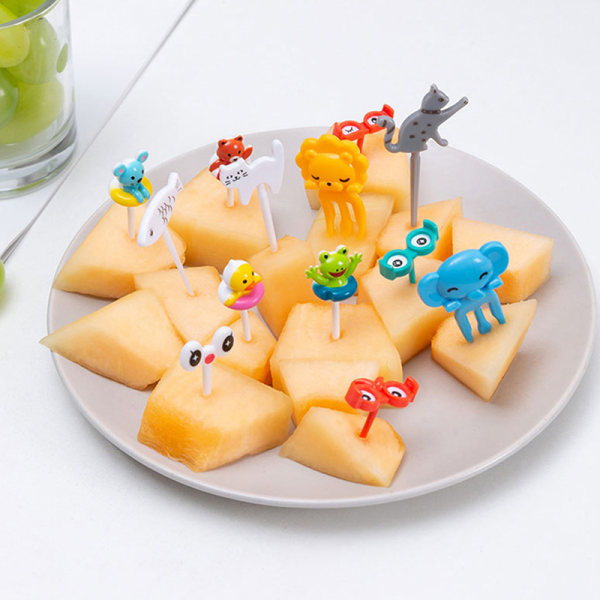 Bento Grönsaksporslin e Mini Toddler Barn Fruktgafflar Till N1
