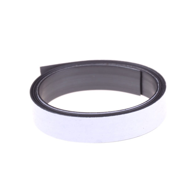 10 x 1 MM 1M Självhäftande flexibel gummimagnetremsa Tejp Ro 10*1mm