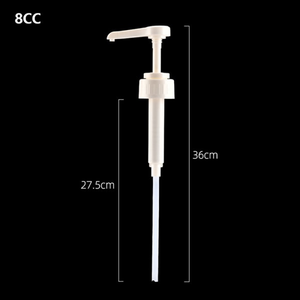 Pump Kaffe Mjölk Te Dispenser Sirap Pump White Liquid Dispenser 8CC.Pump