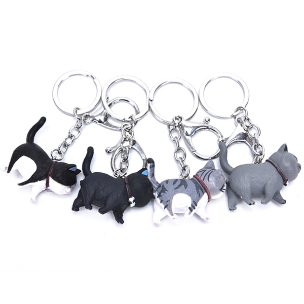 Self Healing Warm Series Cat Keyring Simple Cat Handmade Keyc I