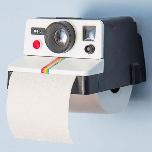 WC Tissue Box Creative Toalettrulle Kamera Pappershållare Box Bath