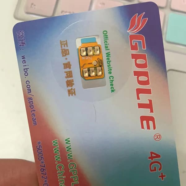 GPPLTE 4G sim för iPhone 6 7 8 Plus X XR XS Max 11 Pro Max 12 M