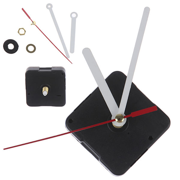 DIY Silent Classic sliver Quartz Watch Wall Clock Movement Mek