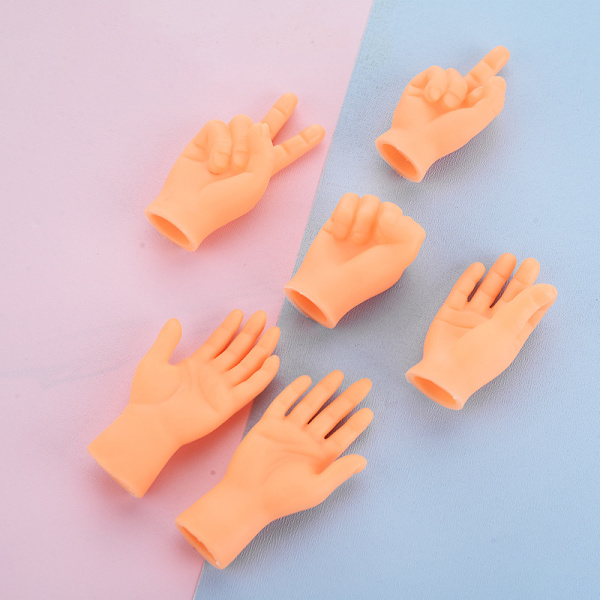 Retande katt plastfingerhandskar Mänsklig hand Cat Interactive T 3