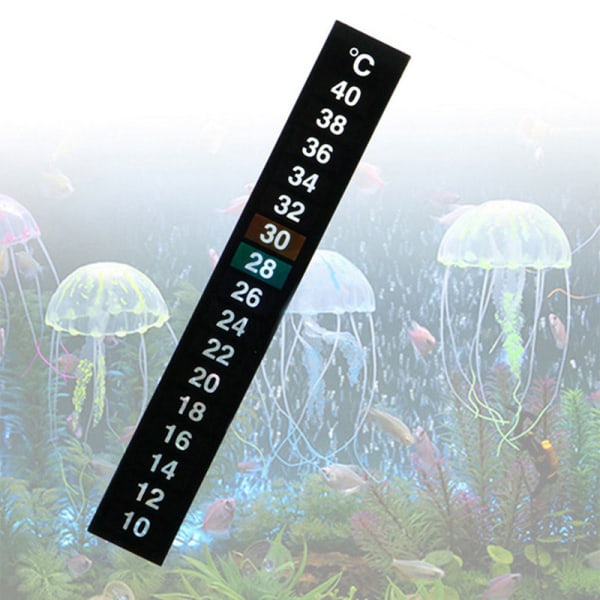 1st 10-40 grader Aquarium Fish Tank vätsketermometer Tempera