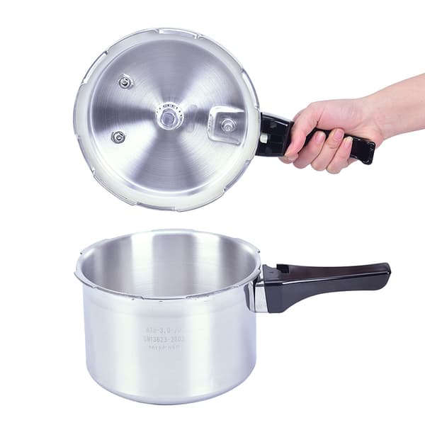 3L 18cm Tryckkokare av aluminiumlegering Risbönor Köttsoppa Ste Silver