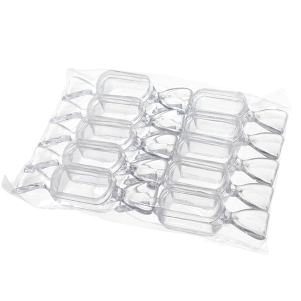 10 st Creative Candy Packaging Box Material Akryl Candy Form Clear