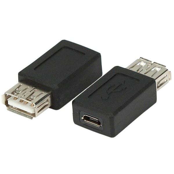 Enkel design Ny USB 2.0 hona till mini USB hona-omvandlare A