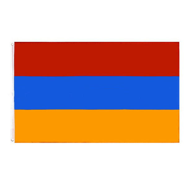 Armenien 90*150CM Flagga Banner Hängande Nationell flagga Hemdekorat