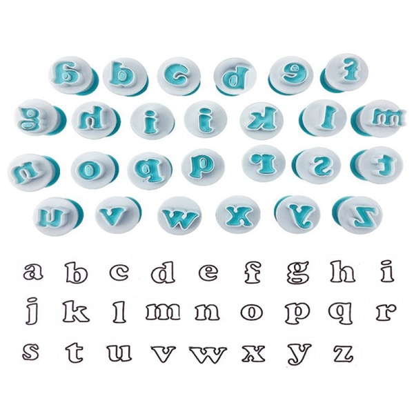 Bakning Form Form Bokstav Fondant Cookie ter Alphabet and Numbe C