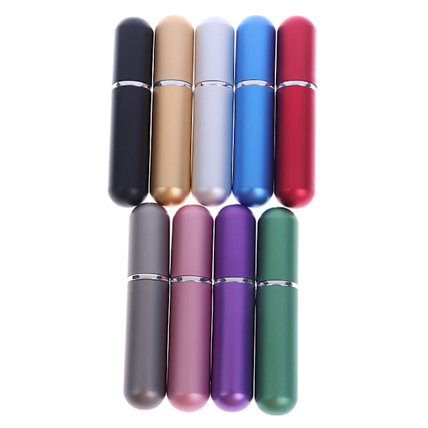 5 ml tom påfyllningsbar ficka av glas, portabel liten miniparfym S Gray