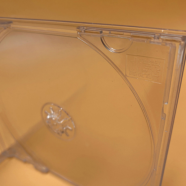 1 ST ReadStar Transparent Plast Single Piece case CD- case