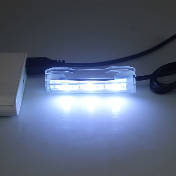 Fish Tank Light Plast Small Aquarium Light USB LED Red