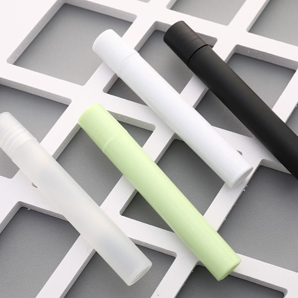10ml Tom Parfym Roller Ball Flaska Plast Rostfri White