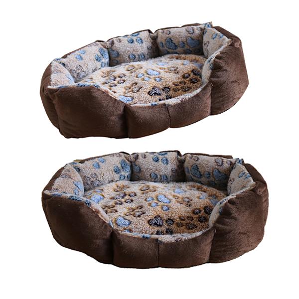 Pet Dog Sängar Mattor Soft Plysch Varm Soffa Kennel Sovkorg för