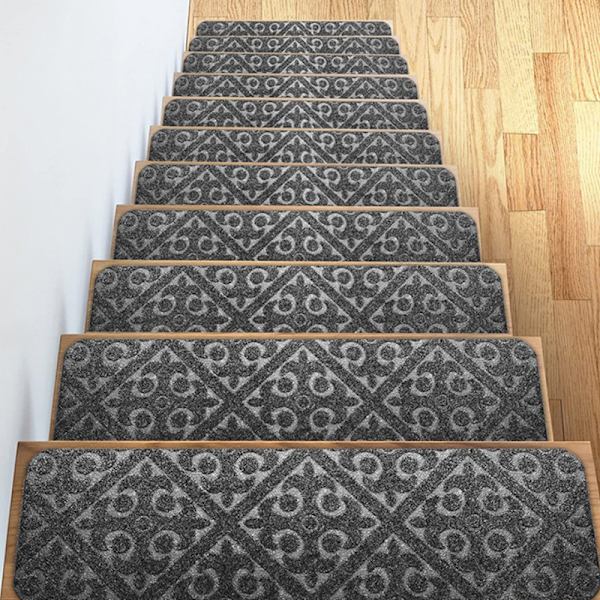 Trappmatta inomhus halkskydd Trappmatta trampar matta halkfri Gray