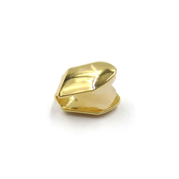 Ny 14k guldpläterad liten entands vanligt cap -trend Gold
