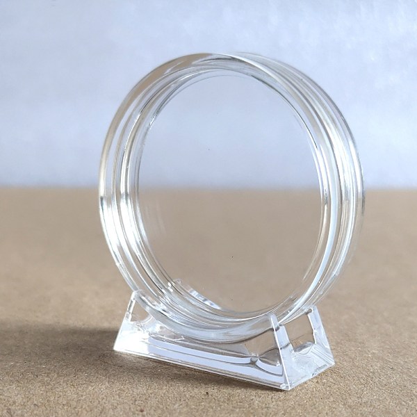4cm Akryl Mynt Display Case Transparent Box Jubileums Med A3