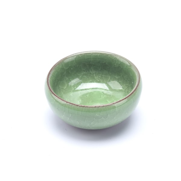 e Ice-Crack Glaze Flower Ceramics Succulent er Mini Pot Home D Light green