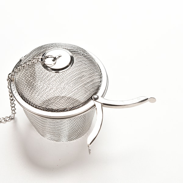 Praktisk teboll Spice Sil Mesh Infuser Filter Rostfritt