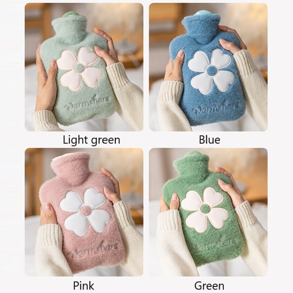 1000ML varmvattenpåse Warm Belly Hands e Warm Water Bag Hand War Light green 500ML