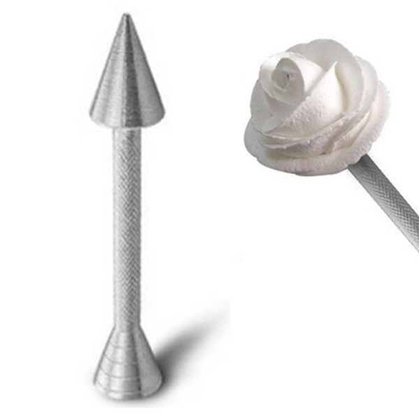 Rosor Blomma Hållare Dekoration Bakverk Sticks Bakning Cone Piping