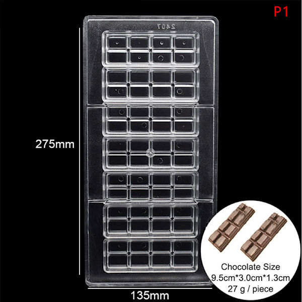 1 st Form Choklad Candy Bar Form Cake Form Bakverk Ba 1