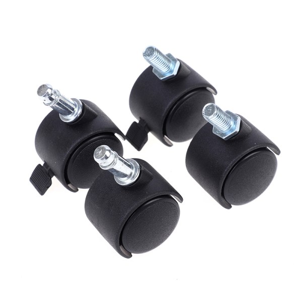 4st 30mm Stol Hjul Möbel Hjul Svänghjul Hjulbroms Whee 3(Clasp)