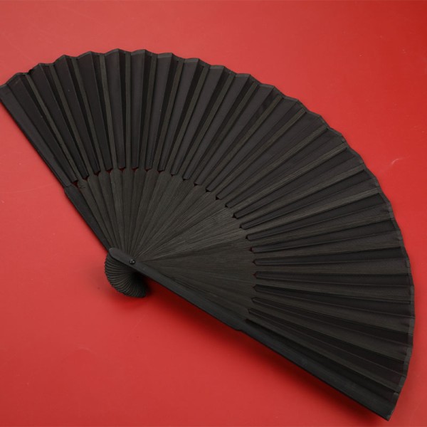 Stil Svart Vintage Hand Fan Folding Fan Dans Party Vikning