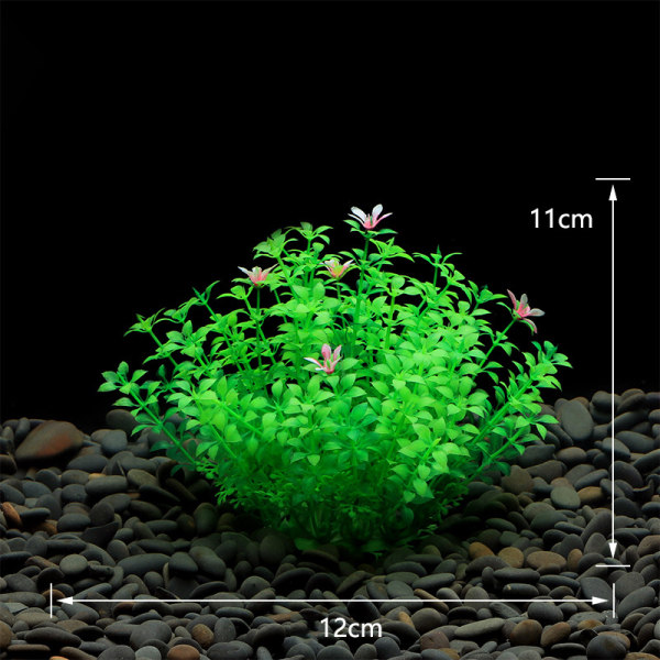 Simulering Artificiell s Aquarium Dekor Vatten Ogräs Ornament Aq 7