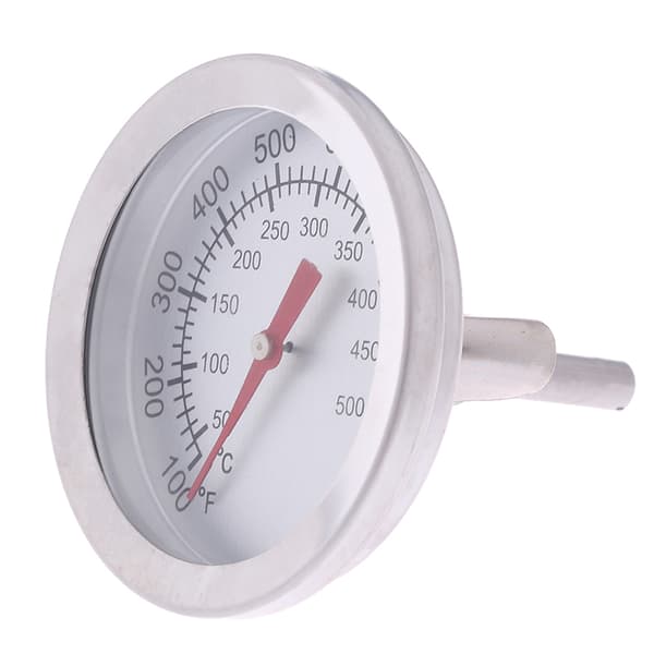 Rostfritt stål BBQ Smoker Pit Grill Bimetall termometer Tem