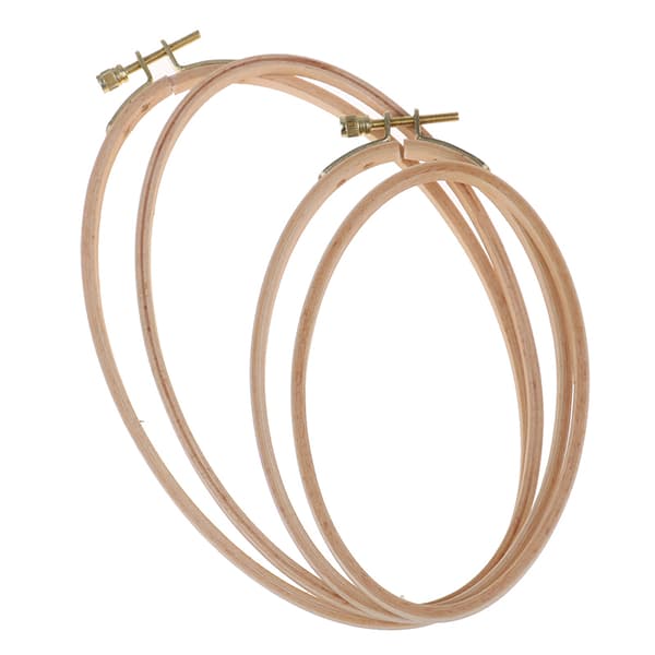 Bambu Broderi Hoop Ram Oval Broderi Hoop Ring Cross St A