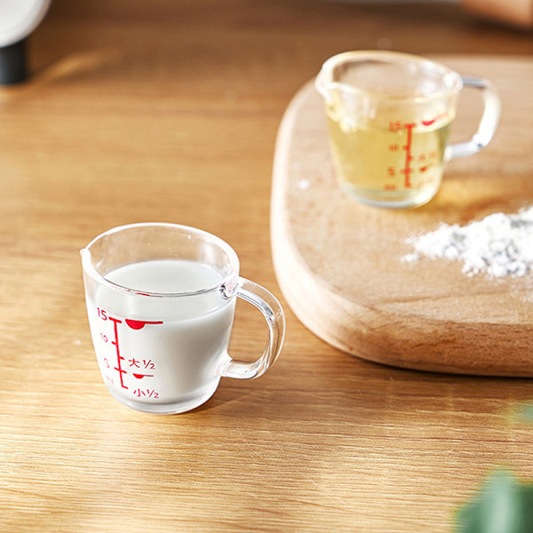 15ml Skala Mätkopp Liten Plast Kvantitativ kopp Matlagning
