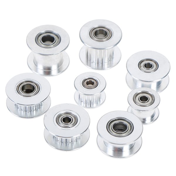 GT2 Mellanhjulslager 16T 20T 3/5 mm hål F 6 mm Rem R A1-16T W:6MM ID:3mm Smooth