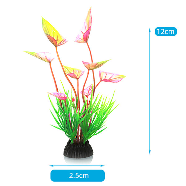 Simulering Artificiell s Akvarium Inredning Tillbehör Fish Tank De 21