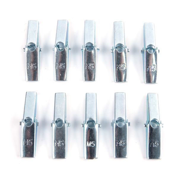 2-10 st Metal Spring Toggle Anchor M4-M10 Gipsskiva Vägg Cav M5 10pcs