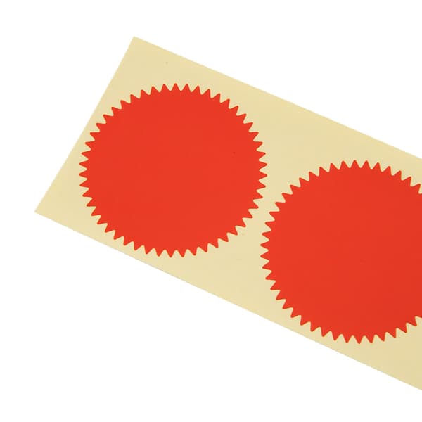 100 st 45mm Stickers Notes Scrapbooking Presentpaket Försegling DI Gold