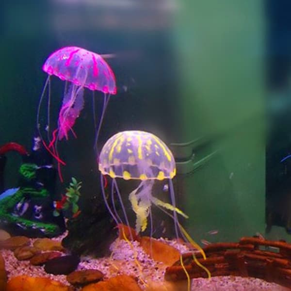 Akvarium glödande konstgjorda maneter Akvarium dekoration Lumin 2