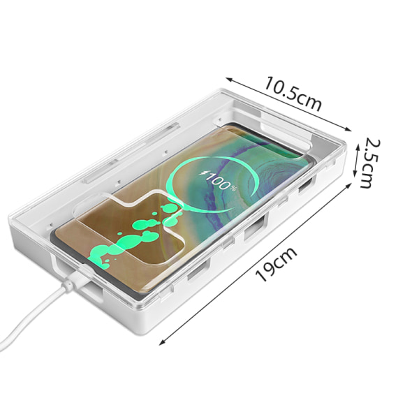 Mobiltelefon Jail Timer Lock Box Säker Smartphone förvaringsbox Lo