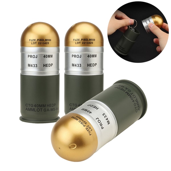 M433 HEDP 40 mm patron Dummy Granat Model Collection Leksak Min 1pcs